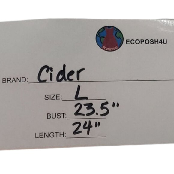 Cider Orange Knit Tufted Pullover Sweater Women’s White Orange and Green | Large - Picture 6 of 6